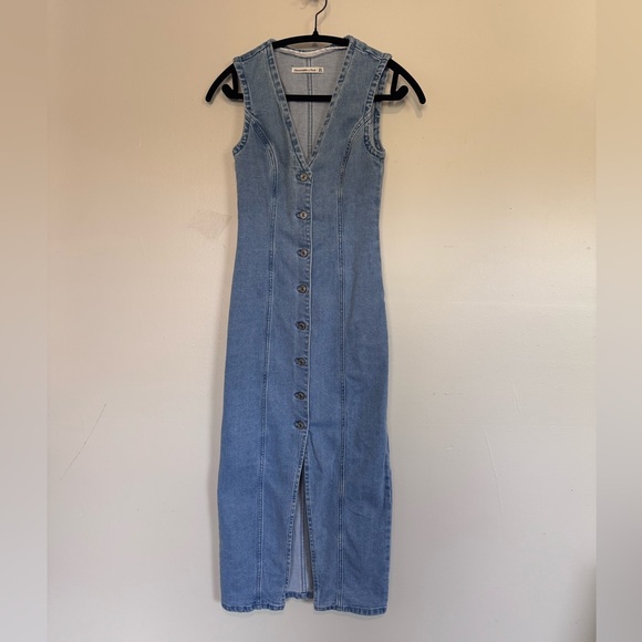 Abercrombie & Fitch Dresses & Skirts - Abercrombie & Fitch Light Blue Denim Dress